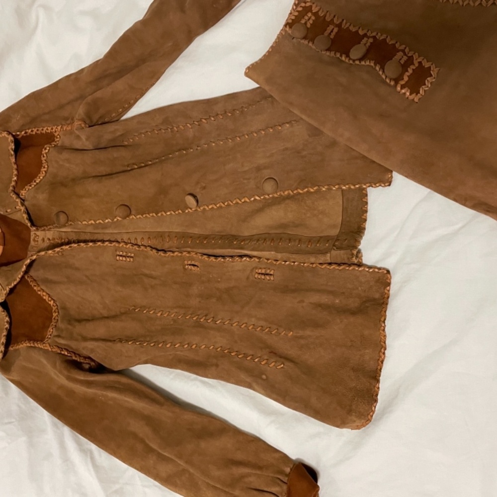 North Beach Leather bell bottom suit - Picture 3 of 12